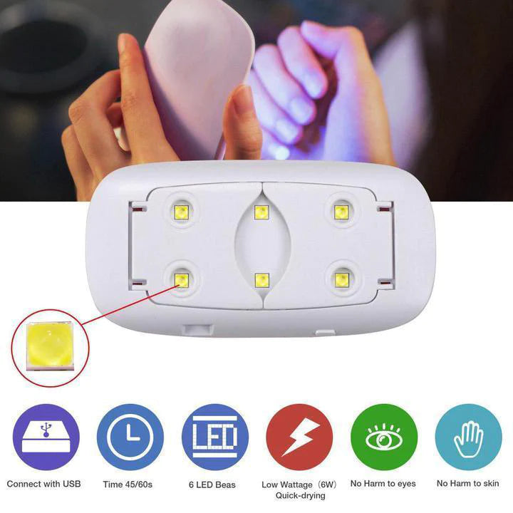 LED UV Nail Dryer Mini Portable Machine